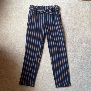 Zara Tie Waist Dress Pants